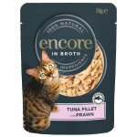 Encore 16 x 70 g sachets pour chat - filet de thon, crevettes