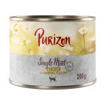 Format d'essai : croquettes, bo�tes et friandises purizon pour chat - bo�te � l'unit� single meat poulet ...