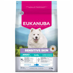2. 3kg eukanuba special care sensitive skin adult croquettes pour chien