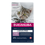 Eukanuba kitten grain free riche en saumon pour chaton - 2 kg