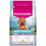 Eukanuba special care sensitive digestion puppy poulet, dinde - 2, 3 kg