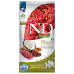 Farmina n&d quinoa skin & coat medium / maxi canard, noix de coco, curcuma pour chien - 7 kg