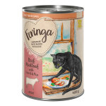 Feringa recettes slectionnes 6 x 400 g pour chat - pain de viande, carottes, petits pois (6 x 400 g) ...