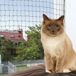 Filet de protection trixie vert olive l 4 x l 3 m - pour chat