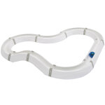 Flashlight circuit de jeu blanc / gris - jouet pour chat