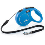Flexi classic laisse en corde bleue, 5m gr. m : jusqu'� 20kg de chien