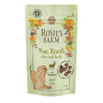 Friandises rosie's farm puppy & adult mini coeurs gibier pour chien - 50 g Friandises rosie's farm puppy & adult mini coeurs gibier pour chien - 50 g