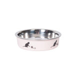 Gamelle 160ml karlie ascar, 10 cm de diam�tre, rose - pour chat