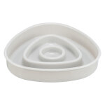 Gamelle anti - glouton 350 ml trixie slow feeding triangle pour chat