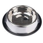 Gamelle en inox tiaki easy holding pour chien - capacit� : 490 ml, 21 cm de diam�tre