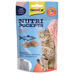 Gimcat nutri pockets poisson pour chat - saumon (60 g)