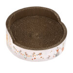 Griffoir relax edition d'hiver pour chat - 39cm de diamtre x h14, 5cm