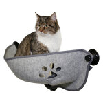 Hamac de fentre kerbl pet filzino pour chat - l 70 x l 26 x h 26 cm