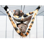 Hamac relax de luxe fake fur l35 x l21 x h21cm - hamac pour furet et rat