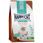 4 kg peau & pelage happy cat care nourriture s�che pour chat