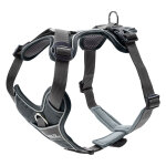 Harnais hunter divo, gris taille s - m tour de poitrail 52 - 68 cm - pour chien