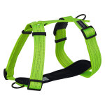 Harnais rukka form neon, jaune pour chien - taille m : tour de poitrail 65 - 105 cm, l 40 mm