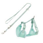 Harnais souple trixie junior avec laisse 26 - 34 cm / 1 cm, 200 cm, menthe - pour chien