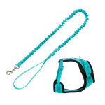 Harnais en y trixie en maille avec laisse extensible, turquoise - pour chat Harnais en y trixie en maille avec laisse extensible, turquoise - pour chat
