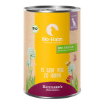 Herrmann's selection sensible 6 x 400 g pour chien - poulet bio, carottes bio, riz bio