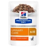Hill's prescription diet s / d urinary care poulet pour chat - 48 x 85 g