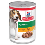 Hill's science plan puppy <1 pour chiot - poulet, boeuf (12 x 370 g)
