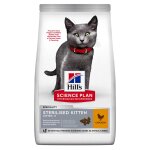 7kg sterilised kitten poulet hill's science plan - croquettes pour chat