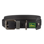 Hunter collier havanna, noir gr. s - m : 45cm de long, 35mm de large chien