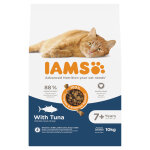 Iams advanced nutrition senior 7 + thon pour chat - 10 kg