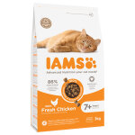 Iams advanced nutrition senior cat 7 + poulet pour chat - 3 kg