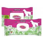 Inodorina lingettes à la chlorhexidine pour chiens 40pcs Inodorina lingettes à la chlorhexidine pour chiens 40pcs