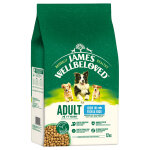 James wellbeloved adult poisson, riz pour chien - 12 kg