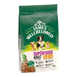 James wellbeloved superfoods grain free adult hypoallergenic dinde, chou vert, quinoa pour chien - 10 ...