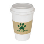 Jouet pour chien en forme de tasse � caf� en latex de tiaki Ø 8 x h 12 cm