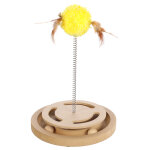 Jouet flamingo kitty brain train avec plumes pour chat Jouet flamingo kitty brain train avec plumes pour chat