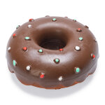 Jouet karlie en latex doggy donut pour chien - 12 cm de diam�tre