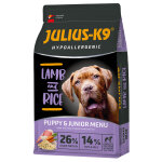 Julius k - 9 high premium puppy & junior hypoallergenic  l'agneau 12kg, croquettes pour chien
