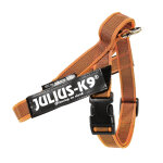 Julius - k9 idc� color & grey harnais, orange / gris gr. s / mini : tour de poitrine 49 - 67cm pour chien ...