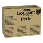 96 x 85g jumbopack gourmet perle mix de poisson en sauce (4 vari�t�s) nourriture pour chat