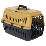 Kerbl pet boîte de transport expedion 45x30x30cm jaune / gris foncé chat Kerbl pet boîte de transport expedion 45x30x30cm jaune / gris foncé chat