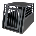 Kerbl pet bo�te de transport vacation, en aluminium, graphite 65x92x 65cm chien