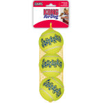 Kong balles de tennis - jouet pour chien - 3 balles (taille m)