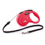 Laisse - cordon flexi new classic s rouge, 5 m pour chien - laisse flexi new classic taille s, rouge, ...