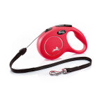 Laisse cordon flexi new classic rouge, 8 m pour chien - taille s : jusqu'à 12 kg Laisse cordon flexi new classic rouge, 8 m pour chien - taille s : jusqu'à 12 kg