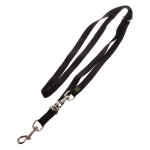 Laisse hunter vario basic, noir l 200 x l 1, 5 cm - pour chien