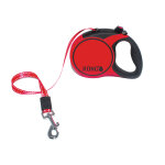 Laisse kong terrain, rouge taille s jusqu'� 20kg, longueur de la sangle 5 m environ