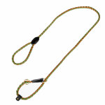Laisse lasso tiaki twist pour chien - l 170 cm, 12 mm de diam�tre - vert / marron