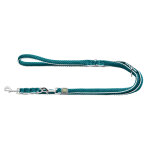 Laisse r�glable hunter hilo, turquoise - 200cm de long, 20mm de large chien