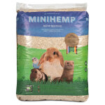 Litière minihemp pour petits animaux, reptiles et oiseaux - 3 kg Litière minihemp pour petits animaux, reptiles et oiseaux - 3 kg