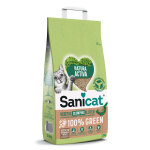 2, 5 kg de litière pour chat sanicat natura activa 100% green 2, 5 kg de litière pour chat sanicat natura activa 100% green